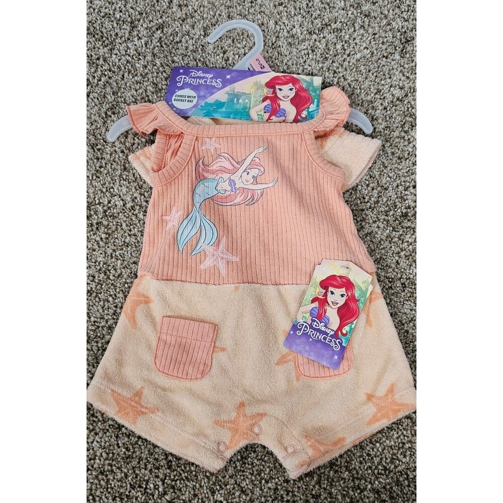 NWT Disney Princess Ariel outfit  0/3 mths